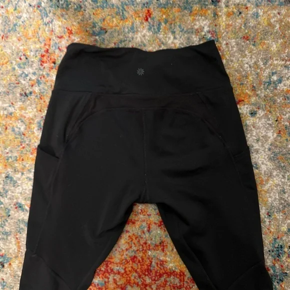 Black Athleta Leggings with Zipper Pockets - Picture 8 of 8